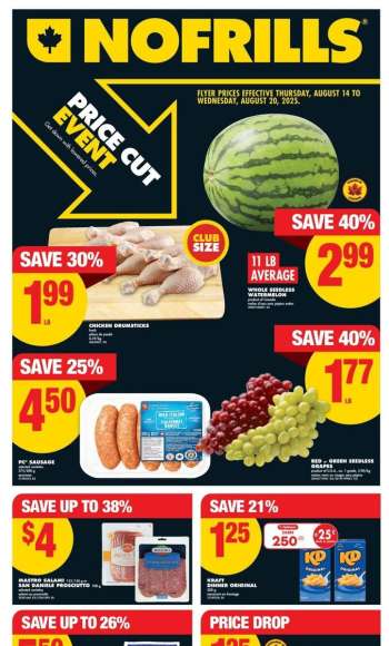 No Frills Flyer - August 14, 2025 - August 20, 2025.