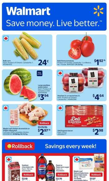 Walmart Flyer - August 14, 2025 - August 20, 2025.