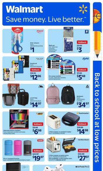 Walmart Flyer - August 14, 2025 - August 20, 2025.