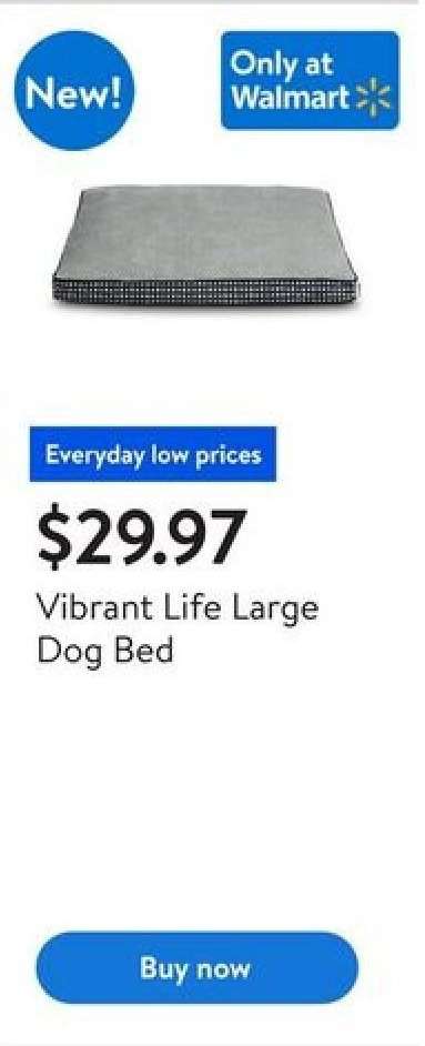 Vibrant Life Large Dog Bed
