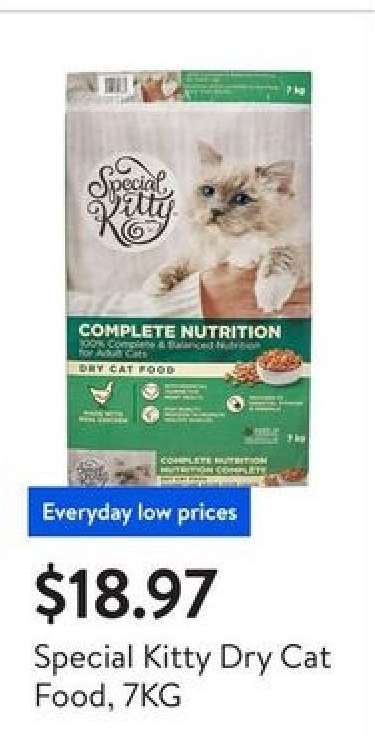 Special Kitty Dry Cat Food, 7KG