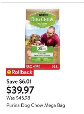Purina Dog Chow Mega Bag