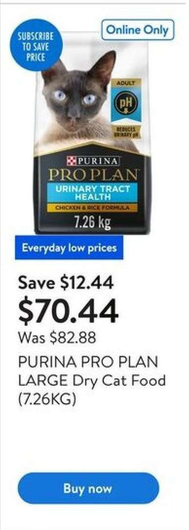 PURINA PRO PLAN LARGE Dry Cat Food (7.26KG)