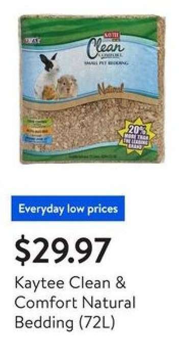 Kaytee Clean & Comfort Natural Bedding (72L)