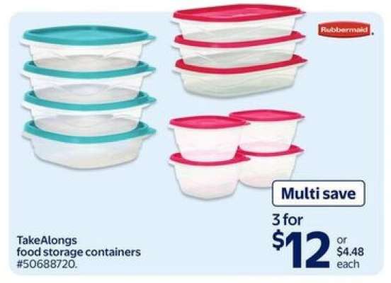 TakeAlongs Food Storage Containers