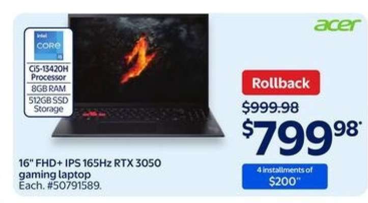 16" FHD+ IPS 165Hz RTX 3050 Gaming Laptop