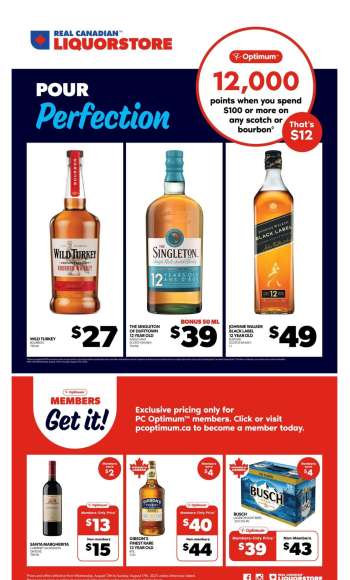 Real Canadian Liquorstore Flyer - August 13, 2025 - August 17, 2025.