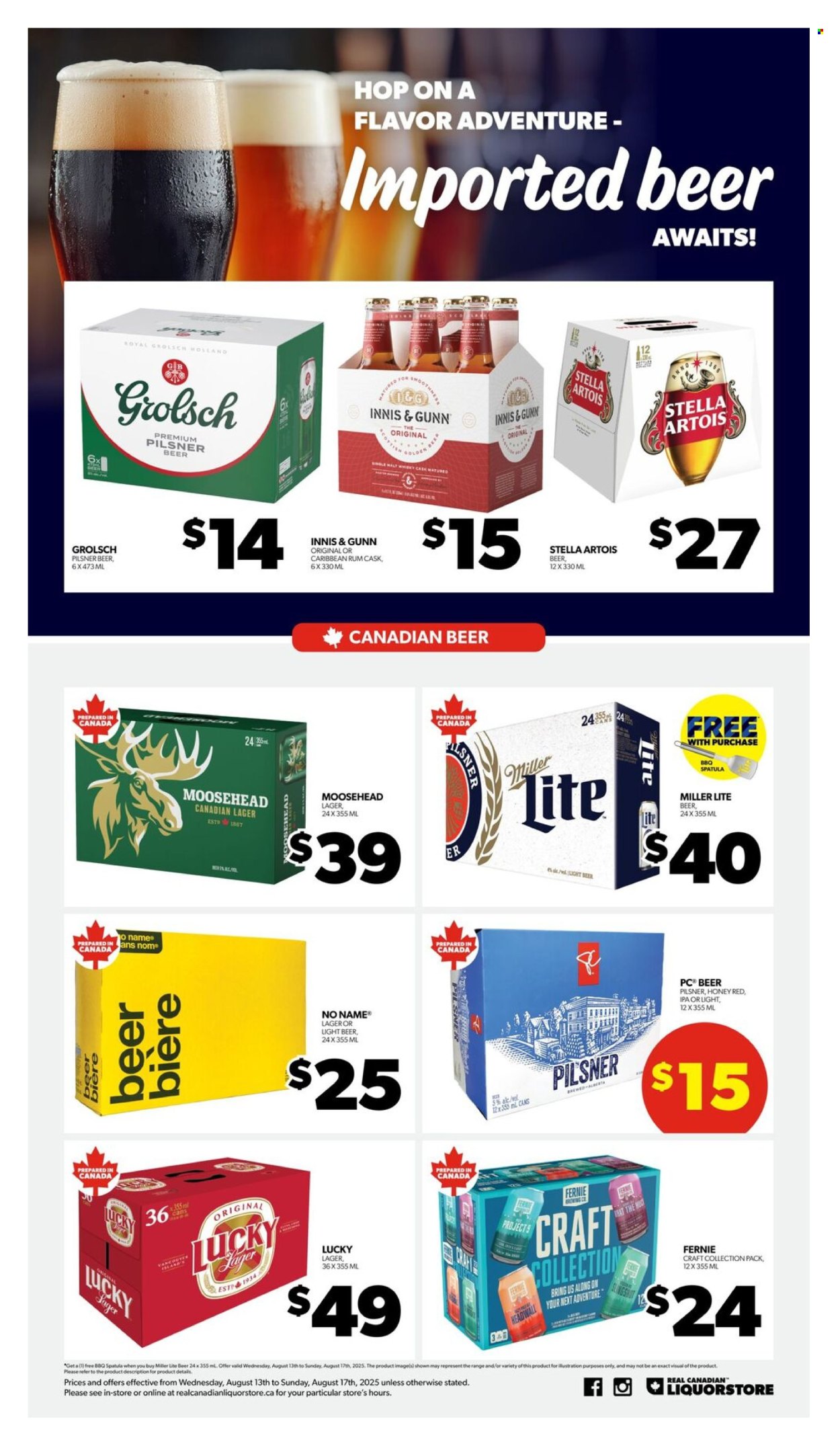 Real Canadian Liquorstore flyer - August 13, 2025 - August 17, 2025. Page 6