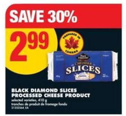 BLACK DIAMOND SLICES PROCESSED CHEESE PRODUCT