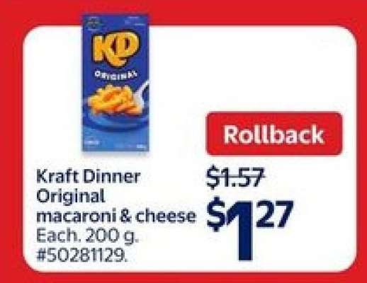 Kraft Dinner Original Macaroni & Cheese