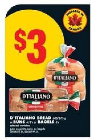 D'Italiano Bread/Buns/Bagels
