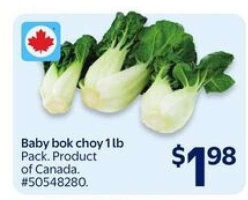Baby bok choy 1 lb