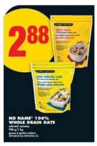 NO NAME 100% WHOLE GRAIN OATS