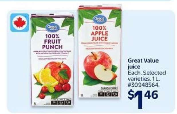 Great Value Juice