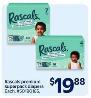 Rascals Premium Superpack Diapers