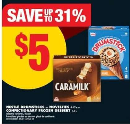 Nestlé Drumsticks or Novelties