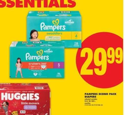 PAMPERS ECONO PACK DIAPERS