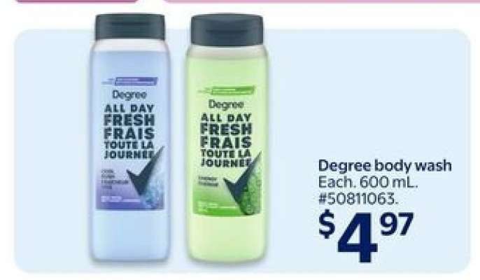 Degree body wash