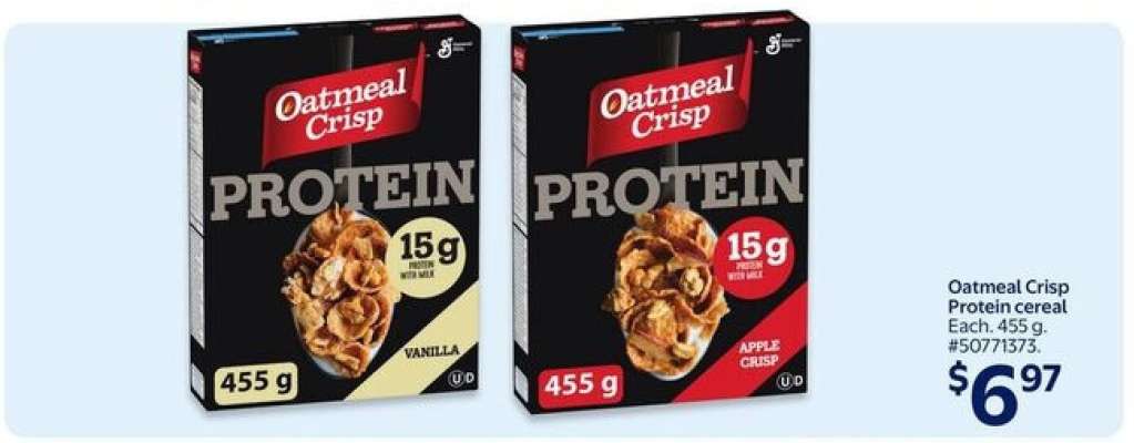 Oatmeal Crisp Protein Cereal