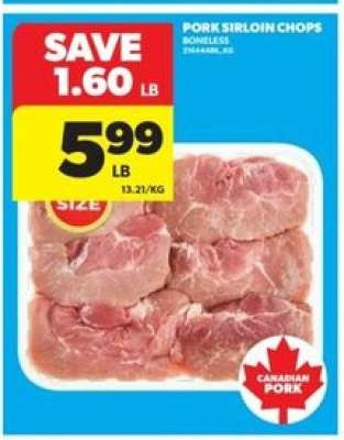 Pork Sirloin Chops