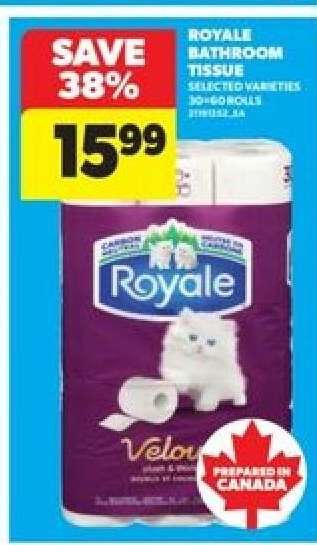 ROYALE BATHROOM TISSUE