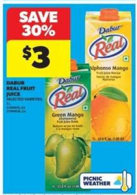 Dabur Real Fruit Juice