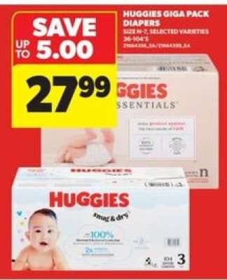 Huggies Giga Pack Diapers