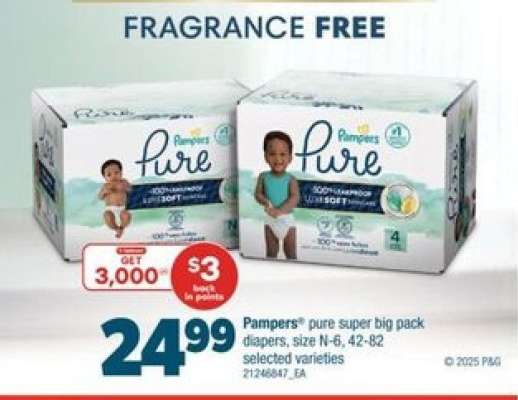 Pampers Pure Super Big Pack Diapers