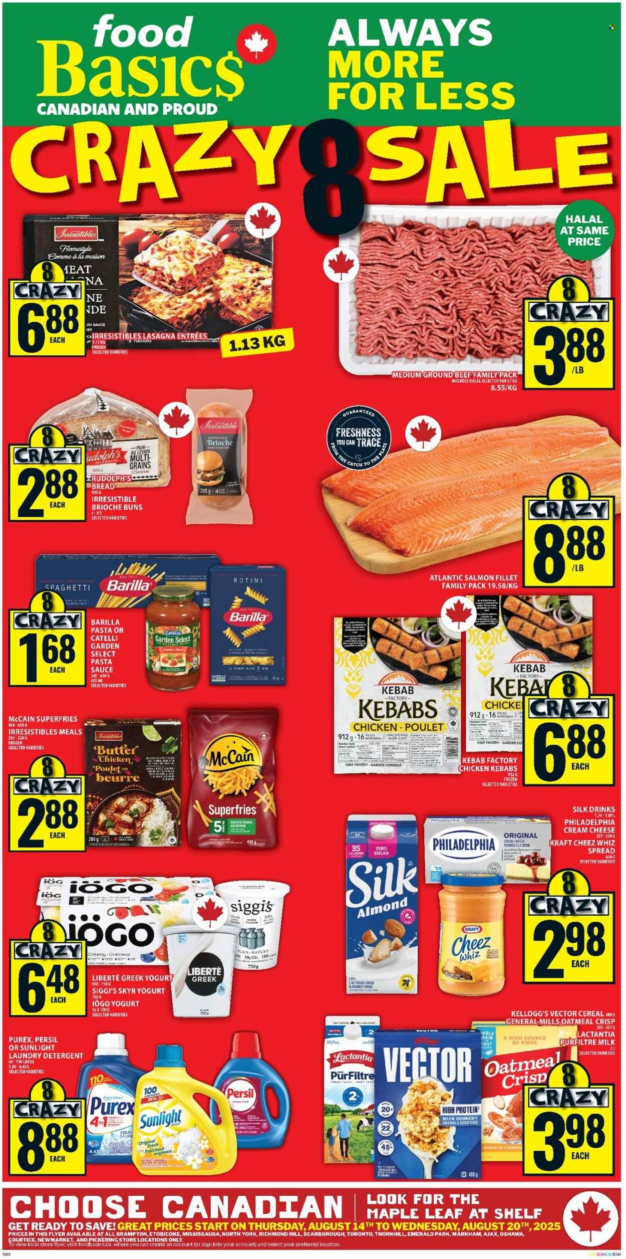 Food Basics flyer - August 14, 2025 - August 20, 2025. Page 1