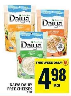 Daiya Dairy Free Cheeses