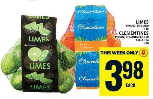 Limes and Clementines