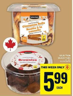 Selection Snack Tubs