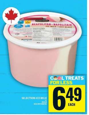 SELECTION ICE MILK