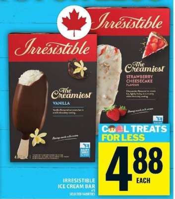 Irresistible Ice Cream Bar