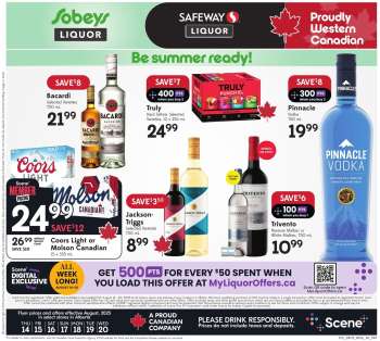 Sobeys Liquor Flyer - August 14, 2025 - August 20, 2025.