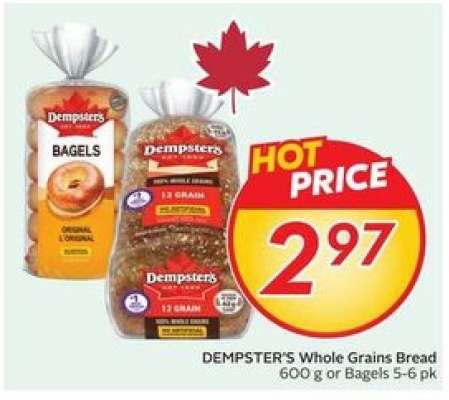 DEMPSTER'S Whole Grains Bread