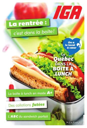 IGA Flyer - August 14, 2025 - August 20, 2025.