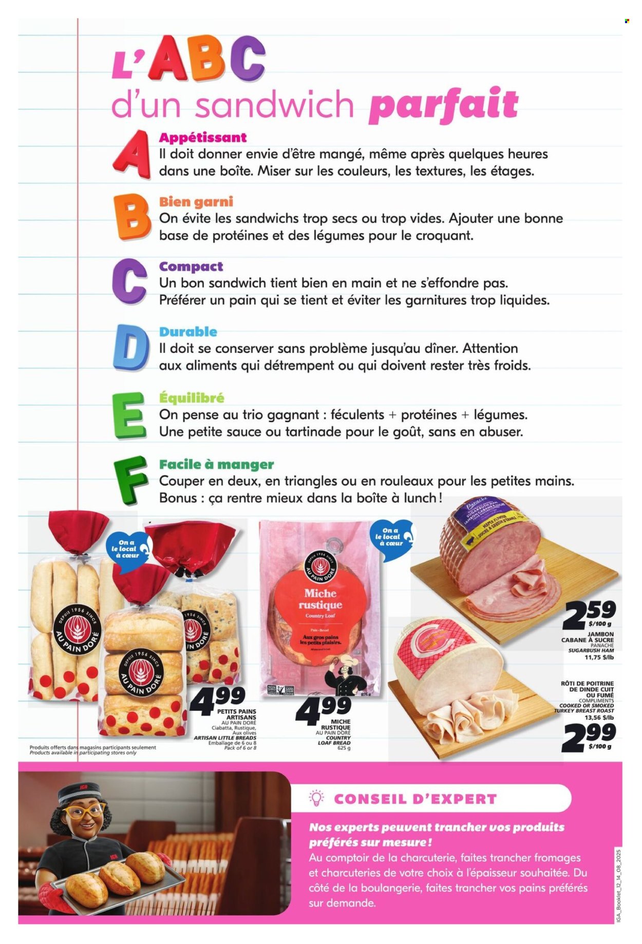 IGA flyer - August 14, 2025 - August 20, 2025. Page 4