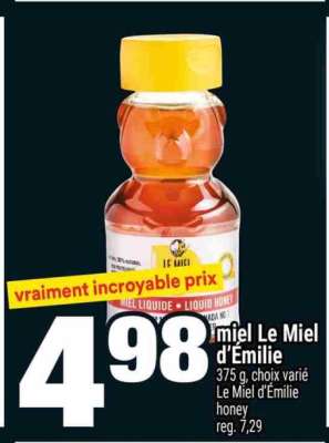 MIEL LE MIEL D'ÉMILIE