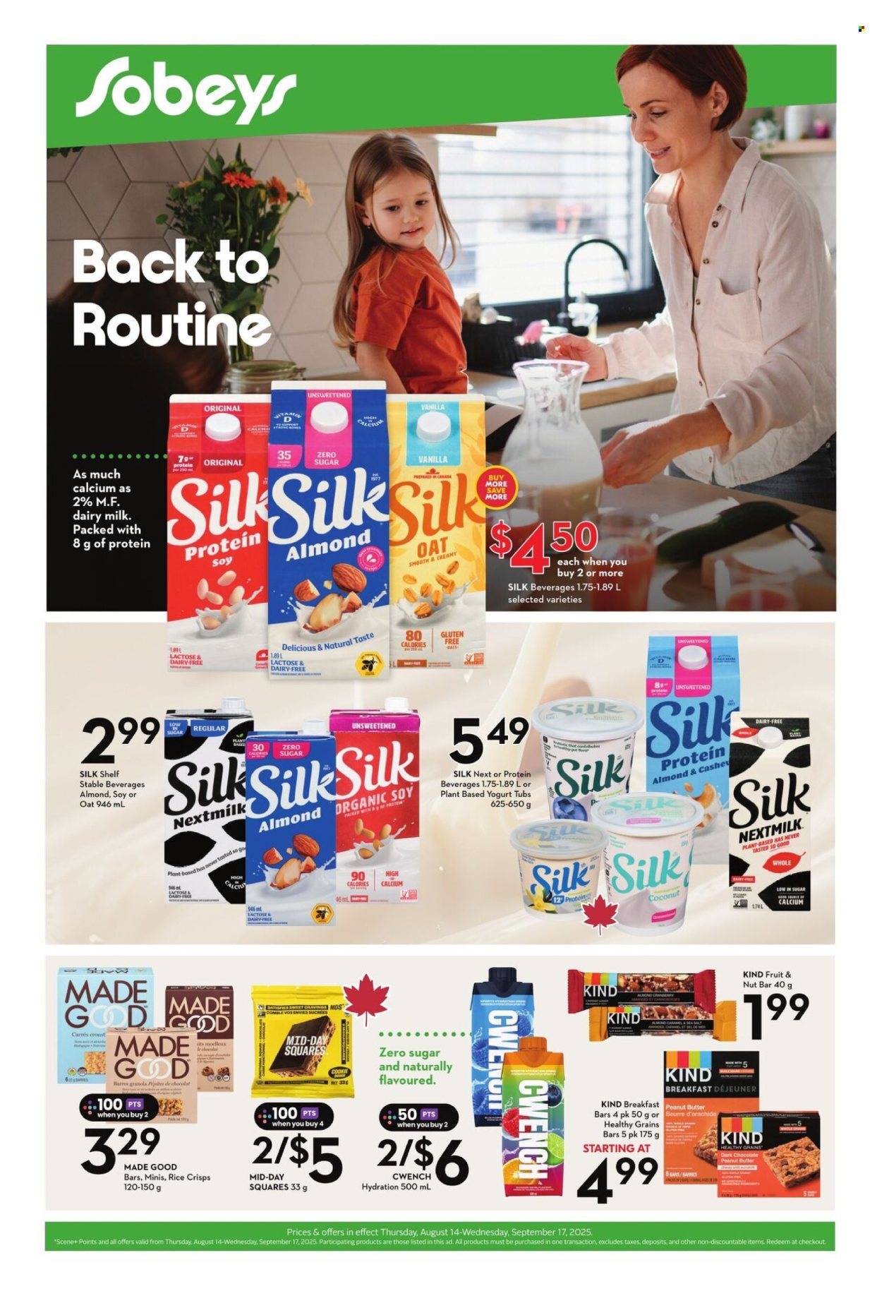 Sobeys flyer - August 14, 2025 - September 17, 2025. Page 1