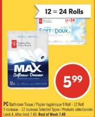 PC BATHROOM TISSUE