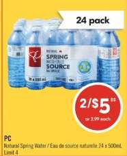 PC NATURAL SPRING WATER