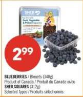 BLUEBERRIES / Bleuets 340g