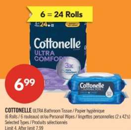 COTTONELLE ULTRA Bathroom Tissue / Papier hygiénique