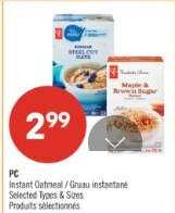 PC INSTANT OATMEAL