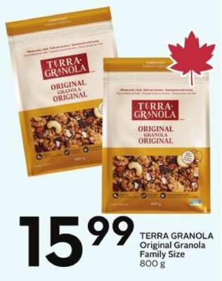 TERRA GRANOLA Original Granola Family Size