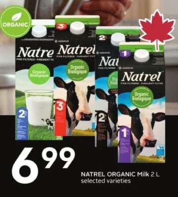 Natrel Organic Milk 2 L