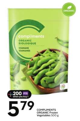 COMPLIMENTS ORGANIC Frozen Vegetables 500 g