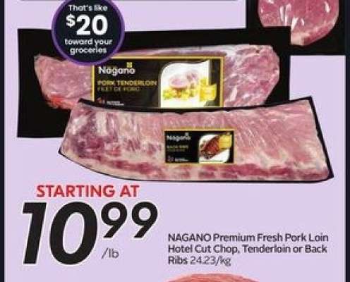 NAGANO Premium Fresh Pork Loin