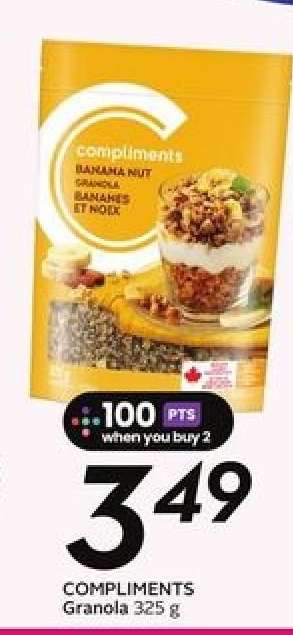 COMPLIMENTS Granola